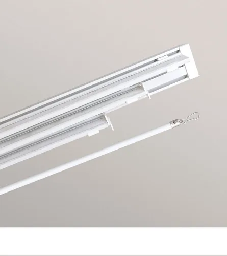 LYSEL® Gardinenschiene Schiebegardinenschiene Paneelwagen, LxB 150x4.7cm