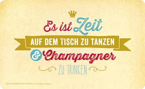 Frühstücksbrettchen – „Champagner“