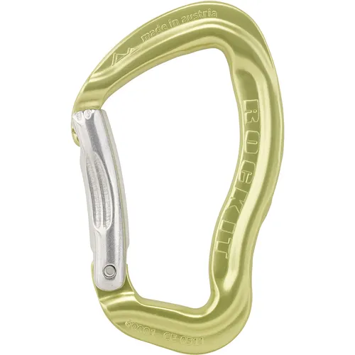 Austrialpin Rockit Snapgate Karabiner (Größe One Size, gelb)