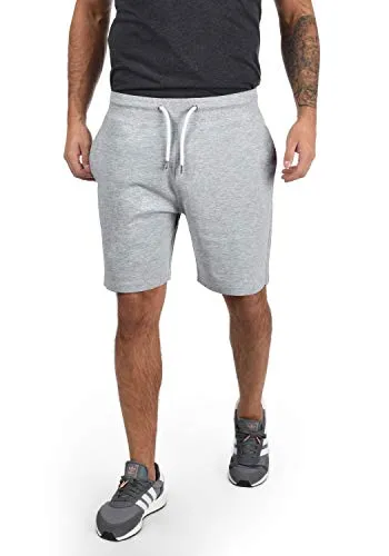 !Solid Tamp Herren Sweatshorts - Kurze Jogginghose, Größe L, Light Grey Melange - Bequeme Herren Sweatshorts mit elastischem Bund und praktischen Taschen. Ideal für Sport und Freizeit, aus nachhaltiger Baumwolle gefertigt. Perfekt für lässige Looks an warmen Tagen.