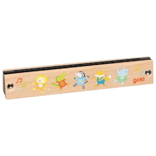 Goki Mundharmonika aus Holz Musikinstrument für Kinder 61857