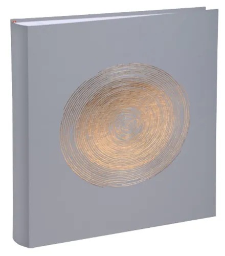 EXACOMPTA Fotoalbum Ellipse grau, 60 Seiten - Elegantes Fotoalbum in 29x32cm mit einem einzigartigen Rosé-Gold Motiv, ideal zur Aufbewahrung Ihrer schönsten Erinnerungen.