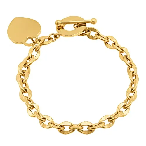 Heideman Armband Damen aus Edelstahl silber oder gold farbend Armschmuck für Frauen