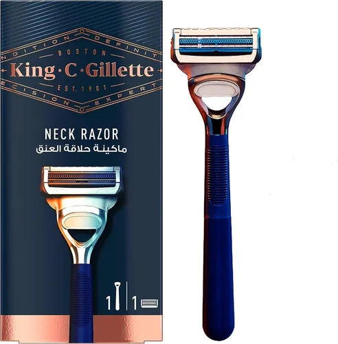 King C Gillette Herren-Rasierer – 1 Klinge, mit Gillette 's besserer, schärfer