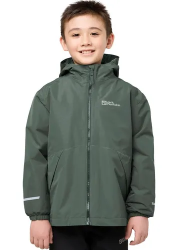 Jack Wolfskin ICELAND 3IN1 JACKET K, Kinderjacke in grün von Jack Wolfskin