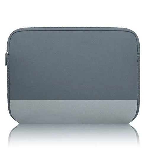 Zoll Laptop Hülle TAULEEP Laptophülle aus Neopren, 27,9-30,5 cm, wasserabweisend, kompatibel mit Acer/Asus/Dell/Lenovo/HP (graue Nähte) Asche Schwarz 11