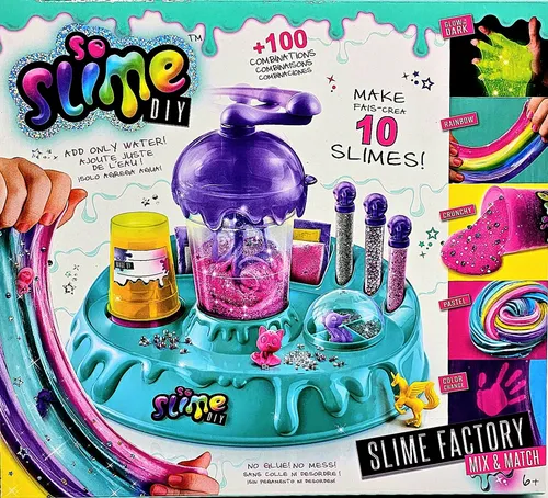 Canal Toys Schleim Fabrik - DIY Schleim Set für Kinder - Slime & Putty Spielzeuge, fördert Kreativität und Spielspaß mit Glitzerknete für fluffigen Glibber-Schleim.