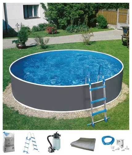 My Pool Bwt Rundpool HYPE 4 in grau von My Pool Bwt