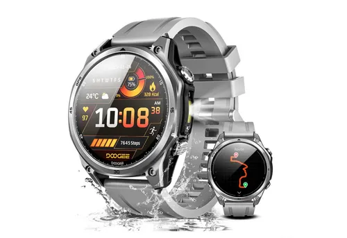 DOOGEE ANYWISE W1 Smartwatch, 178 Sportmodi, 24h Gesundheit, 14 Tage Akku Smartwatch