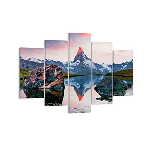 Poster & Bildende Kunst Rot von Arttor