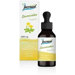increase NATURALLY Liposomaler Löwenzahn 2000mg - 60ml - Hochwertige Tropfen mit 2000 mg natürlichem Löwenzahnextrakt pro Tagesdosis. Ideal zur Unterstützung der täglichen Ernährung. Praktisch in der Anwendung, auch in Getränken.