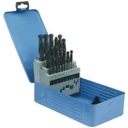 Spiralbohrersatz Nenn-D. 1-13x0,5 mm HSS 25 teilig Metallkassette