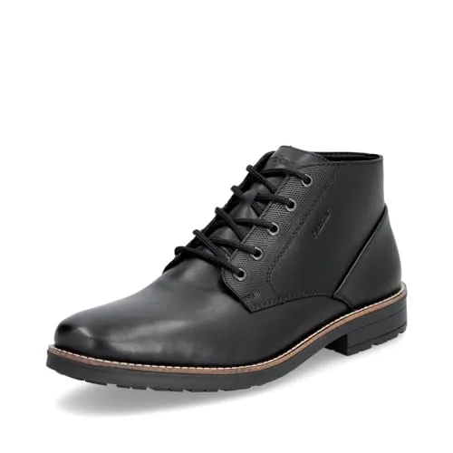 Rieker Herren Stiefelette 33207 aus Glattleder - Wanderschuhe mit weicher Innensohle und griffiger Sohle für optimalen Halt. Die Komfortweite G - G 1/2 bietet perfekten Sitz für einen angenehmen Tragekomfort.