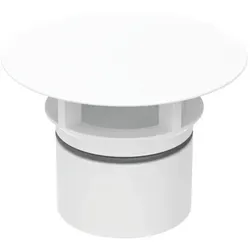 Geberit Clou Ventilabdeckung für Waschbeckenanschluss weiß, 241993111