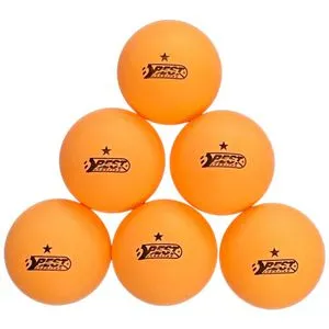 Best-Sporting Tischtennisbälle 23111, 1-Sterne Qualität, Ø 40mm, orange, 6 Stück