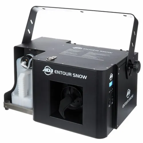 ADJ Entour Snow - Professionelle Schaummaschine - Licht & Bühne, ideal für beeindruckende Schneeeffekte mit bis zu 12 m Auswurfweite und DMX-Steuerung für einfache Integration in jedes Setup.