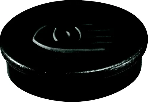 LEGAMASTER Magnet Haftmagnete 35mm Durchmesser schwarz VE=10 Stück (40 Stück)
