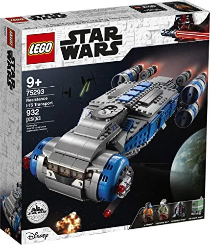 LEGO Star Wars 75293 Resistance I-TS Transport - 932 Teile - Bauspielzeugset für Star Wars-Fans, mit beeindruckenden Details und Funktionen für kreative Bauabenteuer.