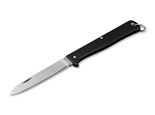 Otter 01OT049 Unisex – Erwachsene Mercator-Messer Carbon Klein Mercatormesser, Schwarz, 18,5 cm ,