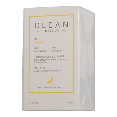 Clean Reserve - Citron Fig EDP 50 ml - Parfum mit frischem Zitrusduft und der warmen Note von Feigen, ideal für einen belebenden Alltagsduft.