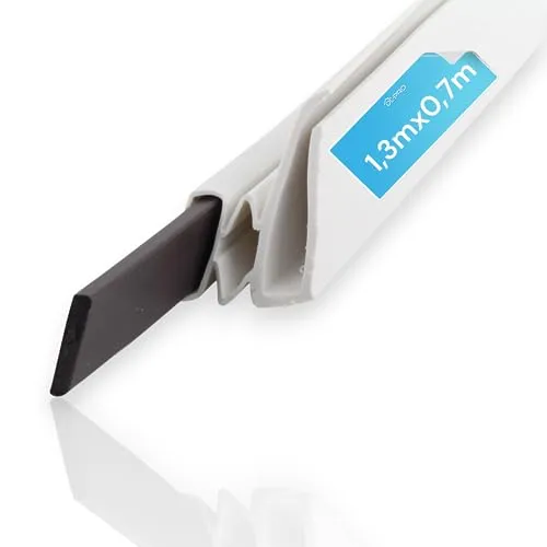 DL-pro Universal Türdichtung Set 1300x700mm Magnetdichtung Gummidichtung Dichtung zum Einschrauben in Kühlschrank Kühl-Gefrier-Kombination (ohne Klebstoff)