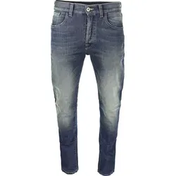 Rokker Rokkertech Slim Motorrad Jeans, blau, Größe 30 für Männer - Stylische Motorrad Jeans mit Protektorentaschen für optimalen Schutz, ideal für die Fahrt. Komfortabel und modisch zugleich - perfekt für jeden Biker!