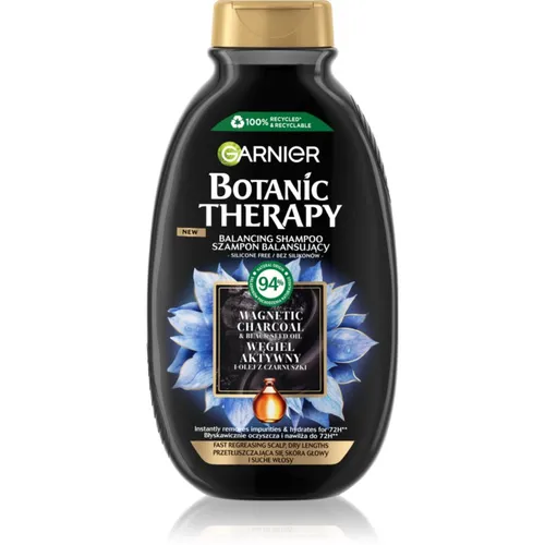 Garnier Botanic Therapy Magnetic Charcoal Shampoo für fettige Haare und trockene Haarspitzen 400 ml