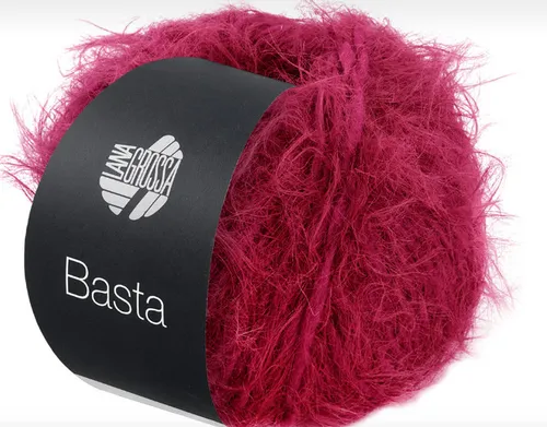  NEU! BASTA Lana Grossa 50g Fb. 09 dunkelrot federzarter Flausch kg/138€