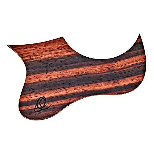 Ortega Guitars Pickguard für Ukulele - gestreiftes Ebenholz für CC & SO (OWPSC-EB)