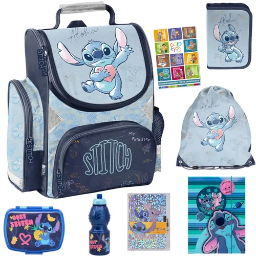 PASO Schulranzen Set mit Stitch Motiv