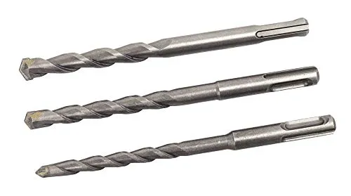 Scheppach 3-teiliges SDS-Plus Bohrer-Set, je 1 x Ø 8/10/12 mm | Länge 150 mm| passend für DH1300PLUS