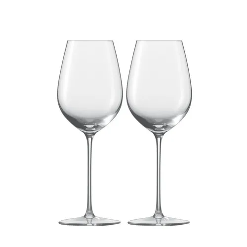 ZWIESEL GLAS Enoteca Chardonnay Weißweinglas Set 2tlg - Weingläser für Chardonnay, mundgeblasen aus hochwertigem Tritan-Glas, ideal für ein elegantes Geschmackserlebnis und die Entfaltung komplexer Aromen.