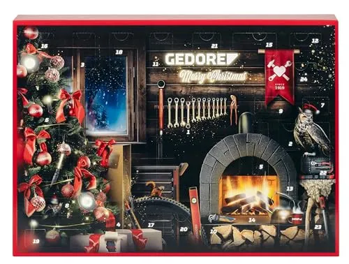 GEDORE red R49013033 Adventskalender 2024 in rot von GEDORE red