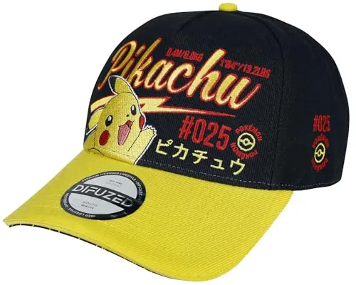 Pokémon Pikachu Unisex Cap schwarz/gelb in gelb von Pokémon