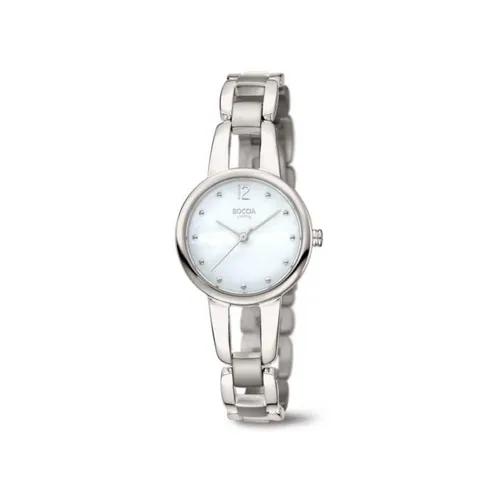 Boccia 3290-01 Damenuhr Titanium 28mm - Armbanduhr für Damen, elegant und leicht aus Titanium, mit 5ATM Wasserdichtigkeit für den täglichen Gebrauch.