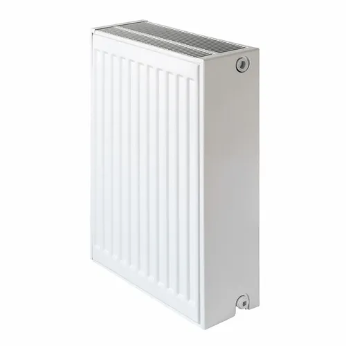 Universal-Flachheizkörper Typ 33 - 3K 900 x 600 - Heizkörper für Neubauten und Altbaumodernisierung, optimaler Wärmeverteilung und 6 Anschlüssen für effiziente Energietechnik.