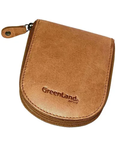 GreenLand Nature Geldbörse GreenLand NATURE RV-Münzbox RFID Fb. cognac