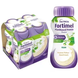 FORTIMEL PlantBased Protein 2 kcal Ananas-Kokos 4X200 ml