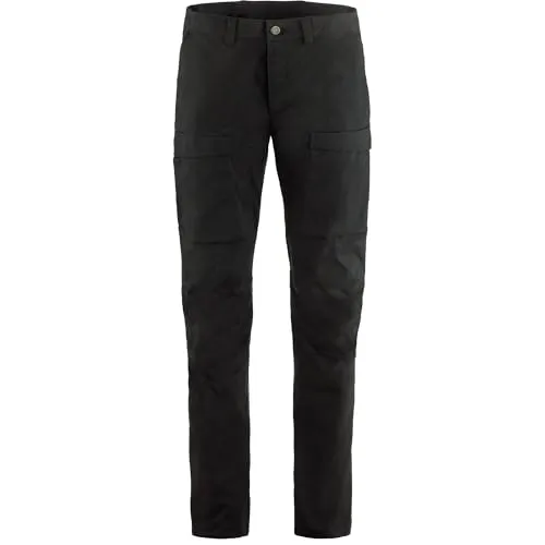 Fjällräven Abisko Hybrid Trail Trs M black (550) 52 Regular - Herren Outdoor- und Wanderhose mit strapazierfähigem G-1000 Lite Stretch, hervorragender Bewegungsfreiheit und Belüftungsöffnungen für optimalen Tragekomfort bei Trekkingtouren.