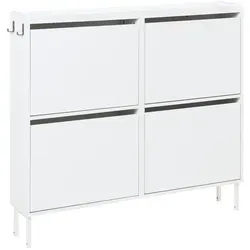 en.casa Schuhschrank »Ylitornio« 91,5x100x19 cm von en.casa