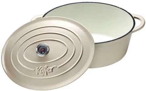 Käfer Bräter aus Gusseisen, oval, 6,7 Liter von Käfer