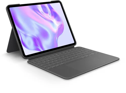 Logitech Combo Touch für iPad Pro 13 Zoll (M4) (2024) - Abnehmbare Tastatur mit Hintergrundbeleuchtung, flexibles Design für vielseitige Nutzung und umfassender Schutz