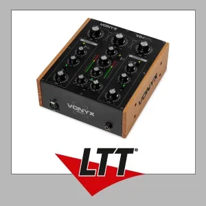 Vonyx VDJ250 2-Kanal-DJ-Rotary-Mixer von Vonyx