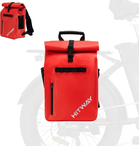 Fahrradtaschen Rot von HITWAY
