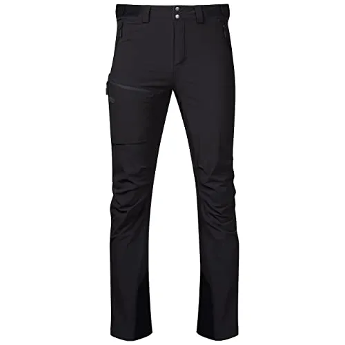 BERGANS Breheimen Herren Softshell Hose - Atmungsaktive und leichte Herren Hose für Outdoor-Aktivitäten, mit verstellbarem Bund und Beinabschlüssen für optimalen Tragekomfort.