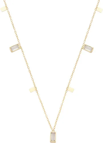 CIAO! BY LEONARDO Kette mit Anhänger Liora - Edelstahlkette mit Zirkonia, ideal für moderne Layering-Looks und elegantes Design, das deine natürliche Schönheit betont.