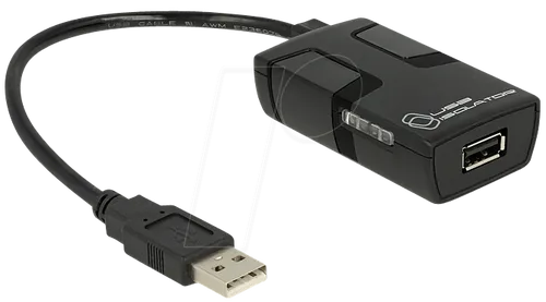 DELOCK 62588 - USB Isolator mit 5 KV Isolation - USB-Adapter mit 5 kV galvanischer Trennung zur Vermeidung von Störgeräuschen und ungenauen Messergebnissen. Ideal für Labortechnik und Audiobereich, OS unabhängig, keine Treiberinstallation nötig.