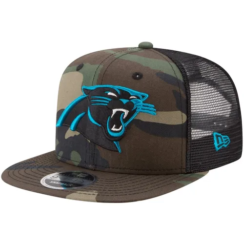 New Era 9Fifty Mesh Snapback Cap Carolina Panthers wood camo