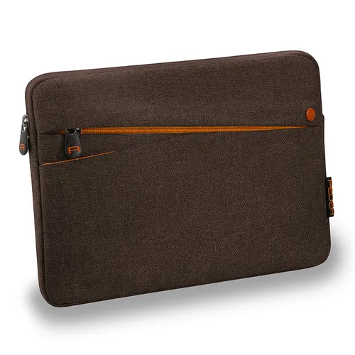 PEDEA Tablet Tasche 9, 10 - 11 Zoll Hülle Case Sleeve mit Zubehörfach, braun