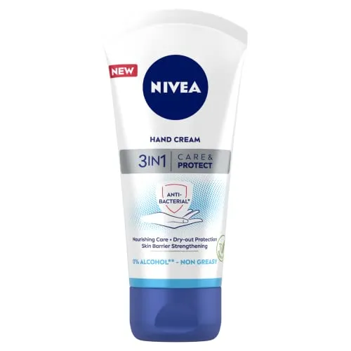 NIVEA 3 in 1 Care and Protect Handcreme, 100 ml